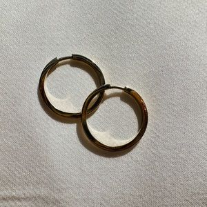 Catbird 14k gold classic hoops pair